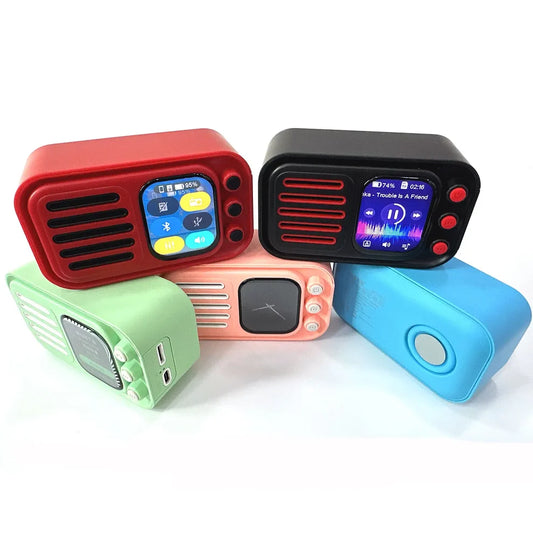 Wireless Bluetooth Speaker with Screen | Alarm, Calendar & More